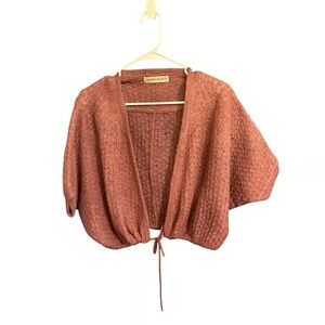Anthropologie Terracotta Shrug